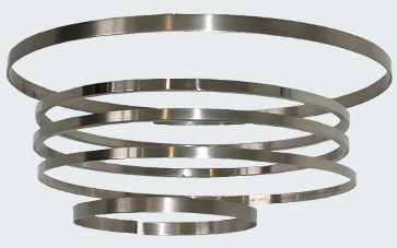 Annealer Open nickel, copper alloy bands contact pulleys